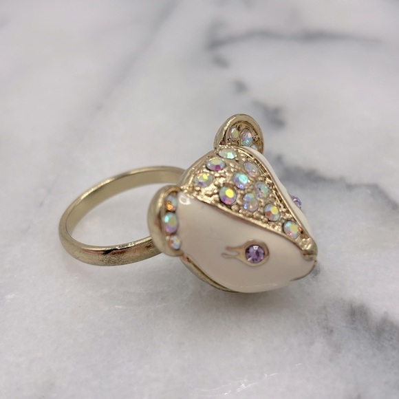 Crystal‎ Teddy Bear Ring Jewelry - Picture 5 of 6